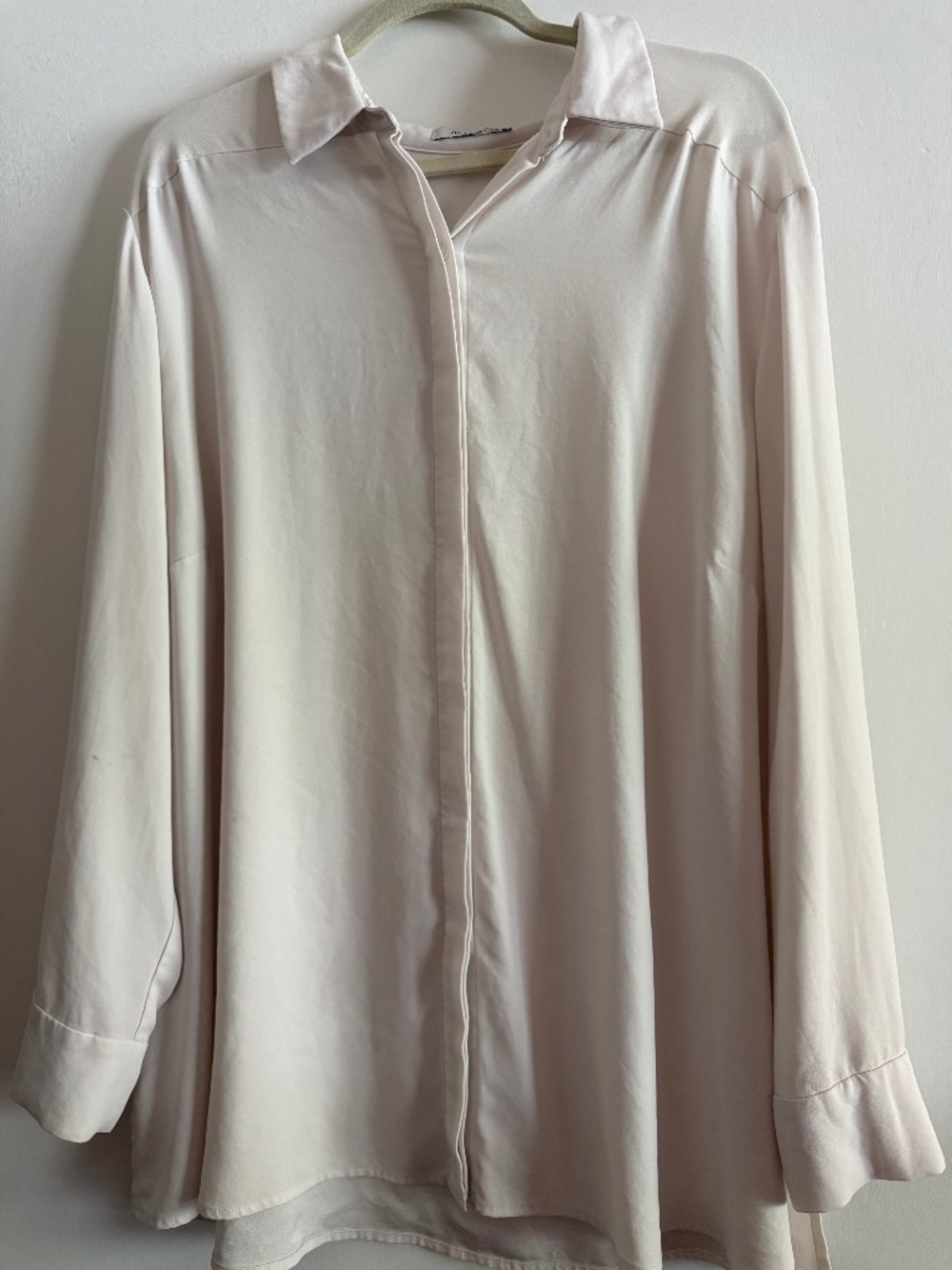MM LaFleur 3XL Cream button down blouse LaGarde 2.0